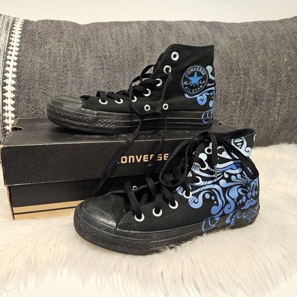 BLK/BLUE MASK CONVERSE - Picture 1 of 2